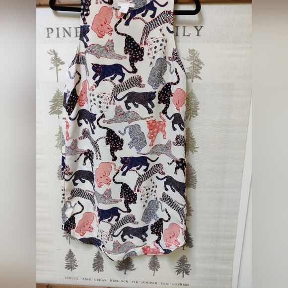 H&M Graphic Print Shift Dress - 4 - Picture 3 of 9